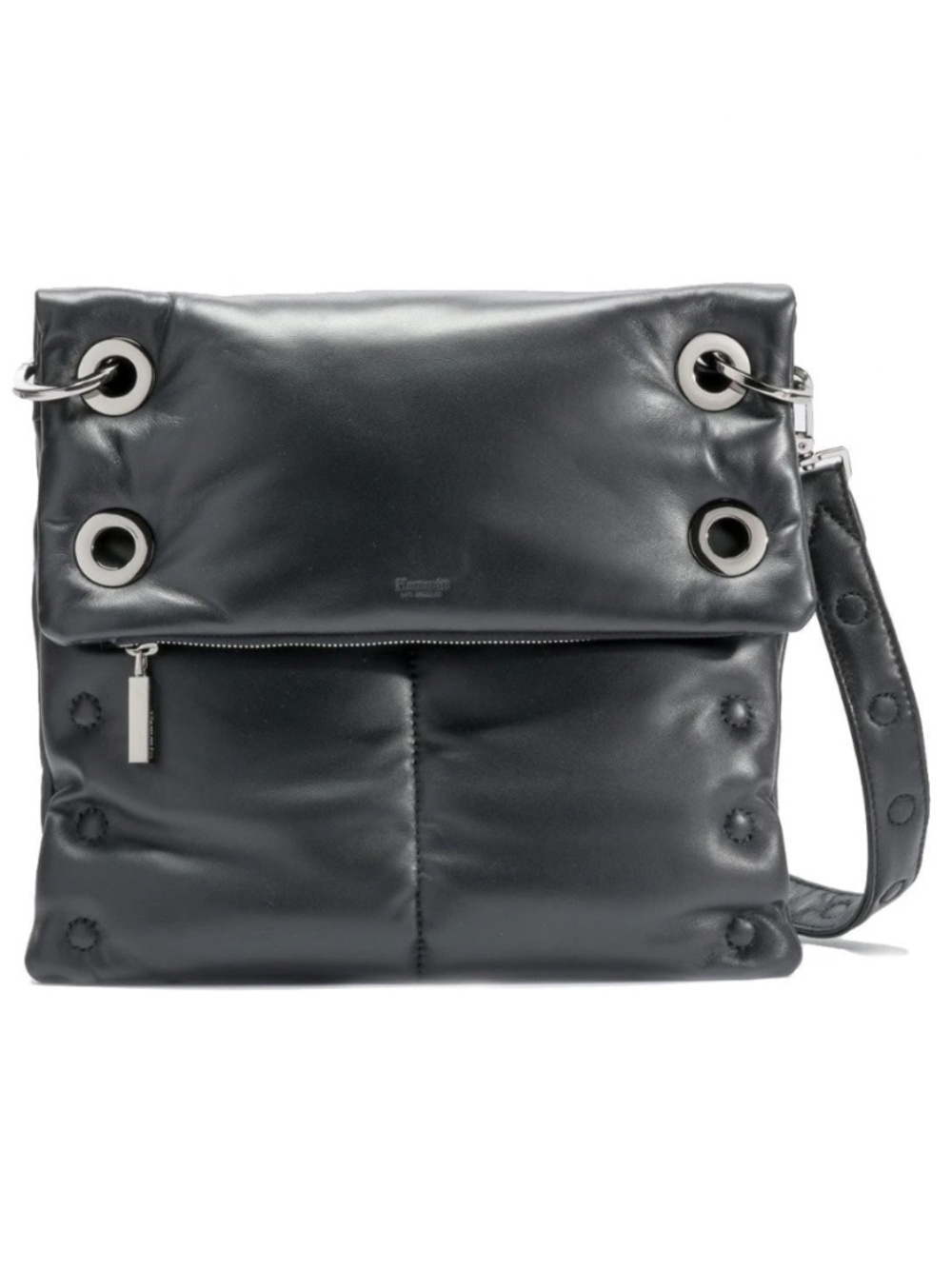 Hammitt Purse - Montana Quilted Black Leather Puffy Bag - Large